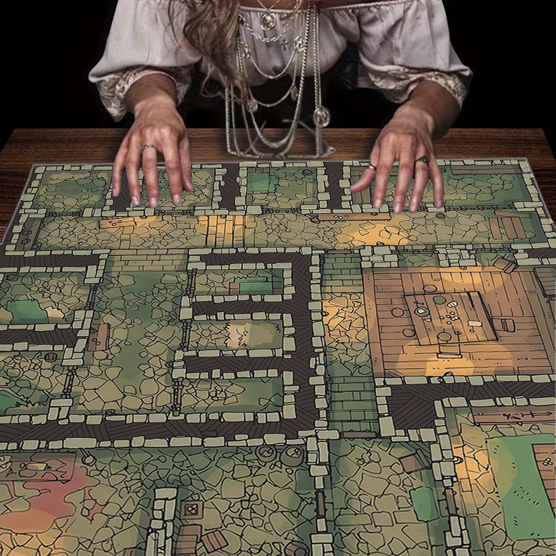 Board Game Maker - 1개 던전 미로 게임 테이블보 –