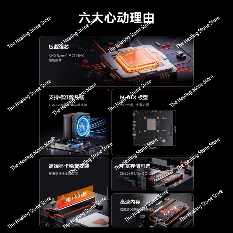 Board Game Room - (MINISFORUM) BD795M 온보드 라이젠 r9-7945HX ITX