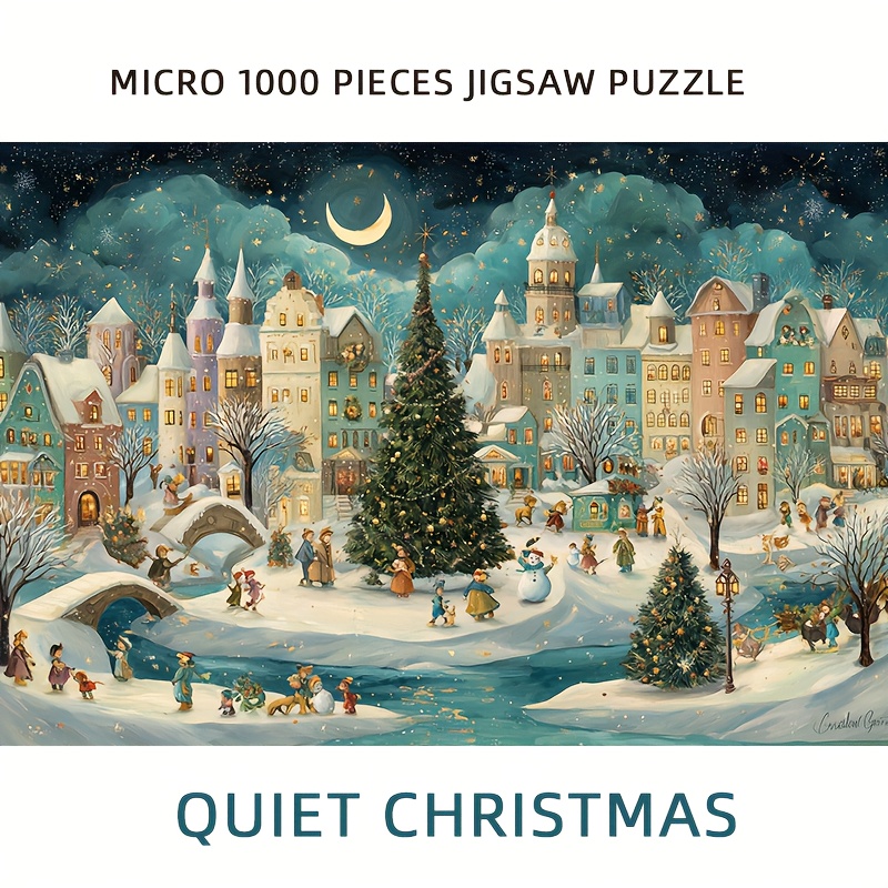 성인용 크리스마스 직소 퍼즐 - 아늑한 겨울 눈 장면이 - Jigsaw Puzzle Adult 리뷰 및 가격