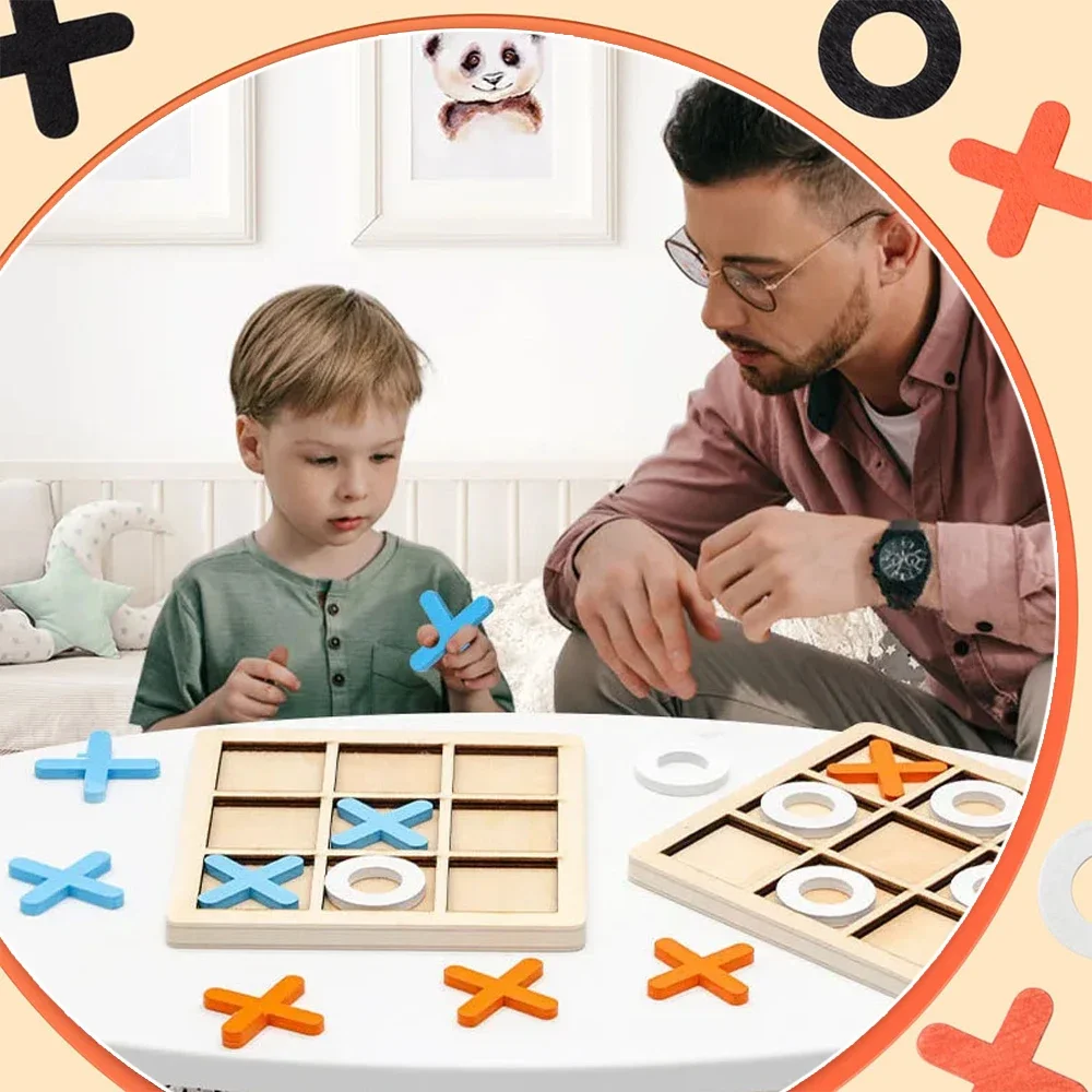 나무 XO Tic Tac Toe 게임 미니 체스 보드  - Board Game Enthusiast 리뷰 및 가격
