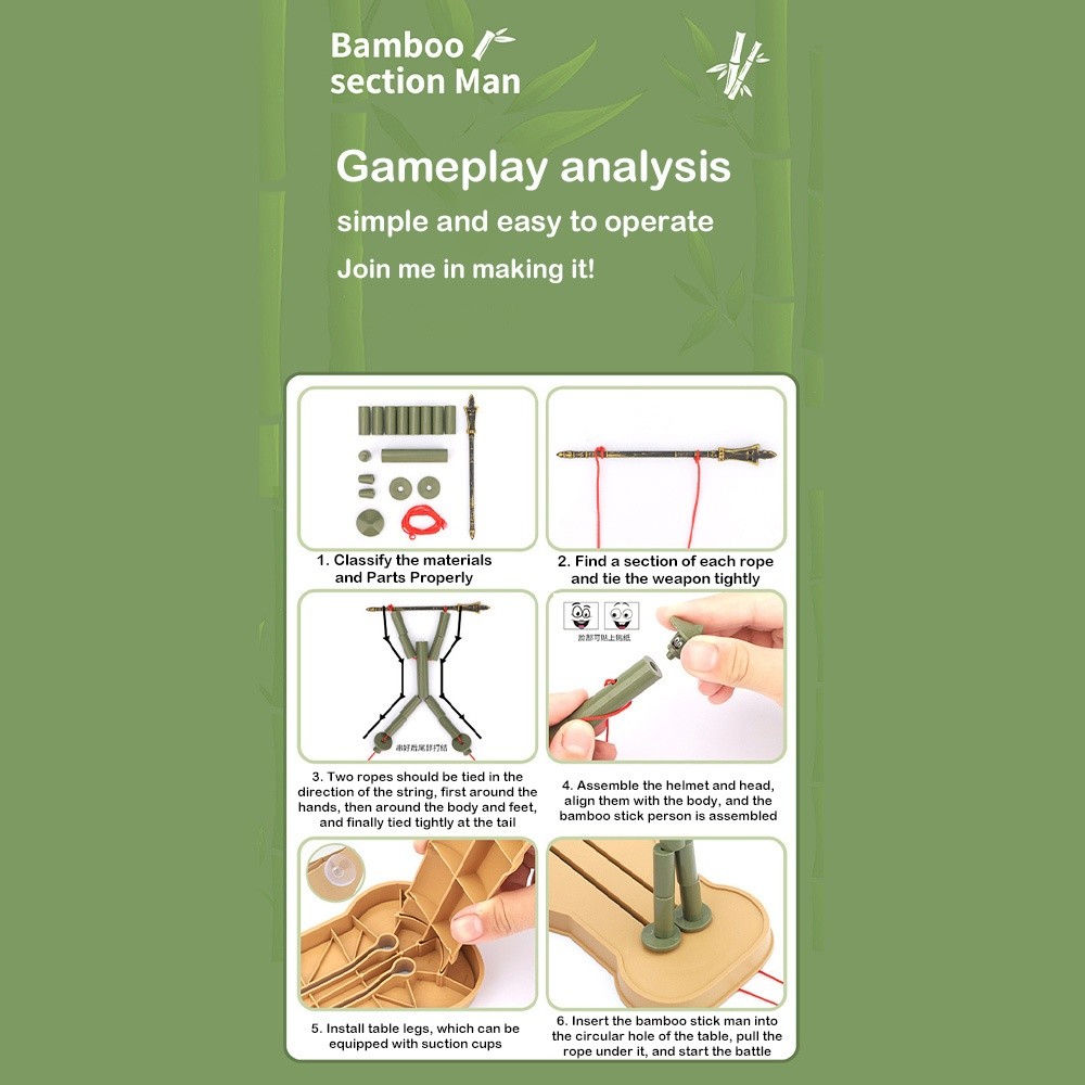 2인용 대전 대나무 인형 배틀 장난감 부모-자녀 공용  - Board Game China 리뷰 및 가격
