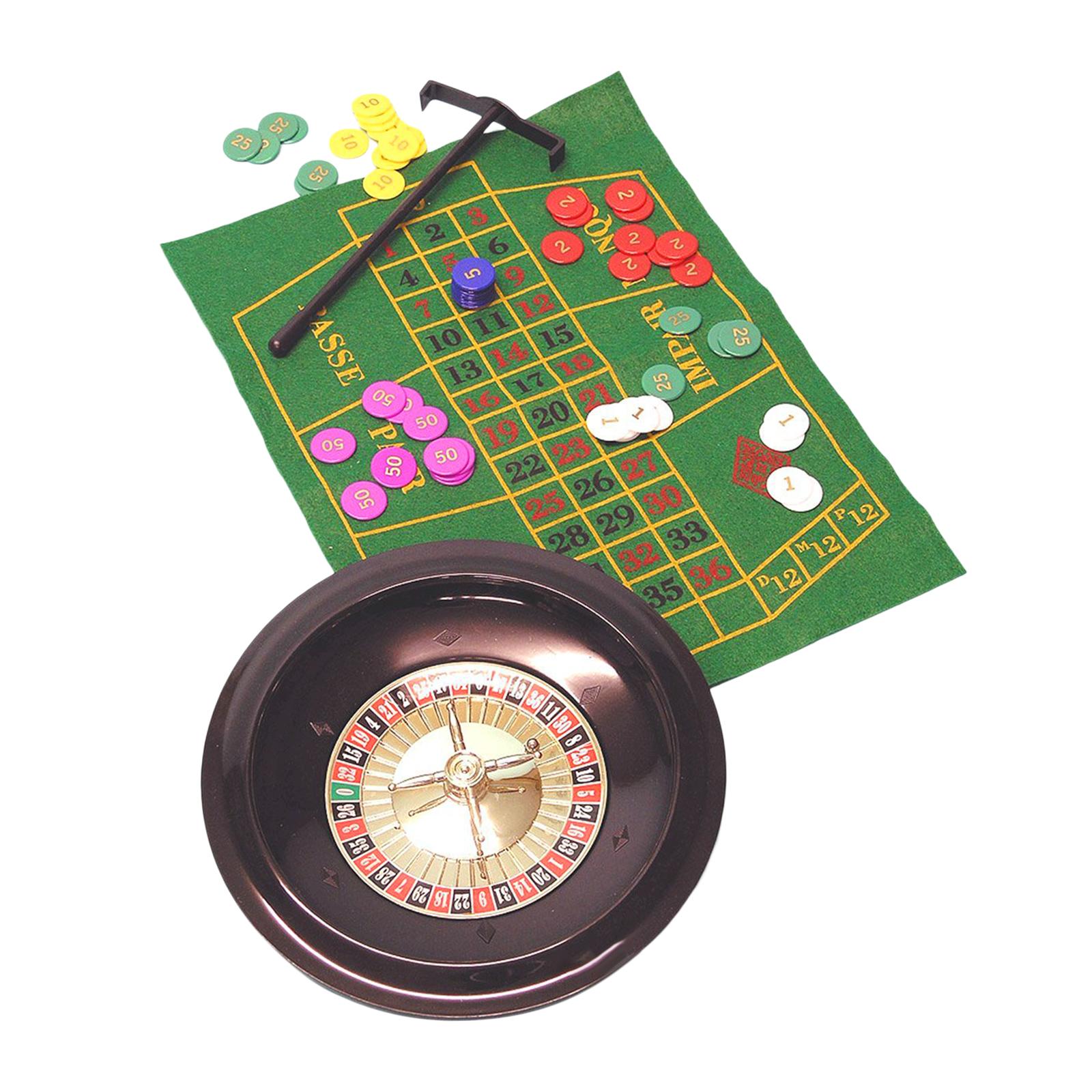 10인치 룰렛 휠과 100개의 칩 및 테이블 매트 포함 - Board Game Maker 리뷰 및 가격