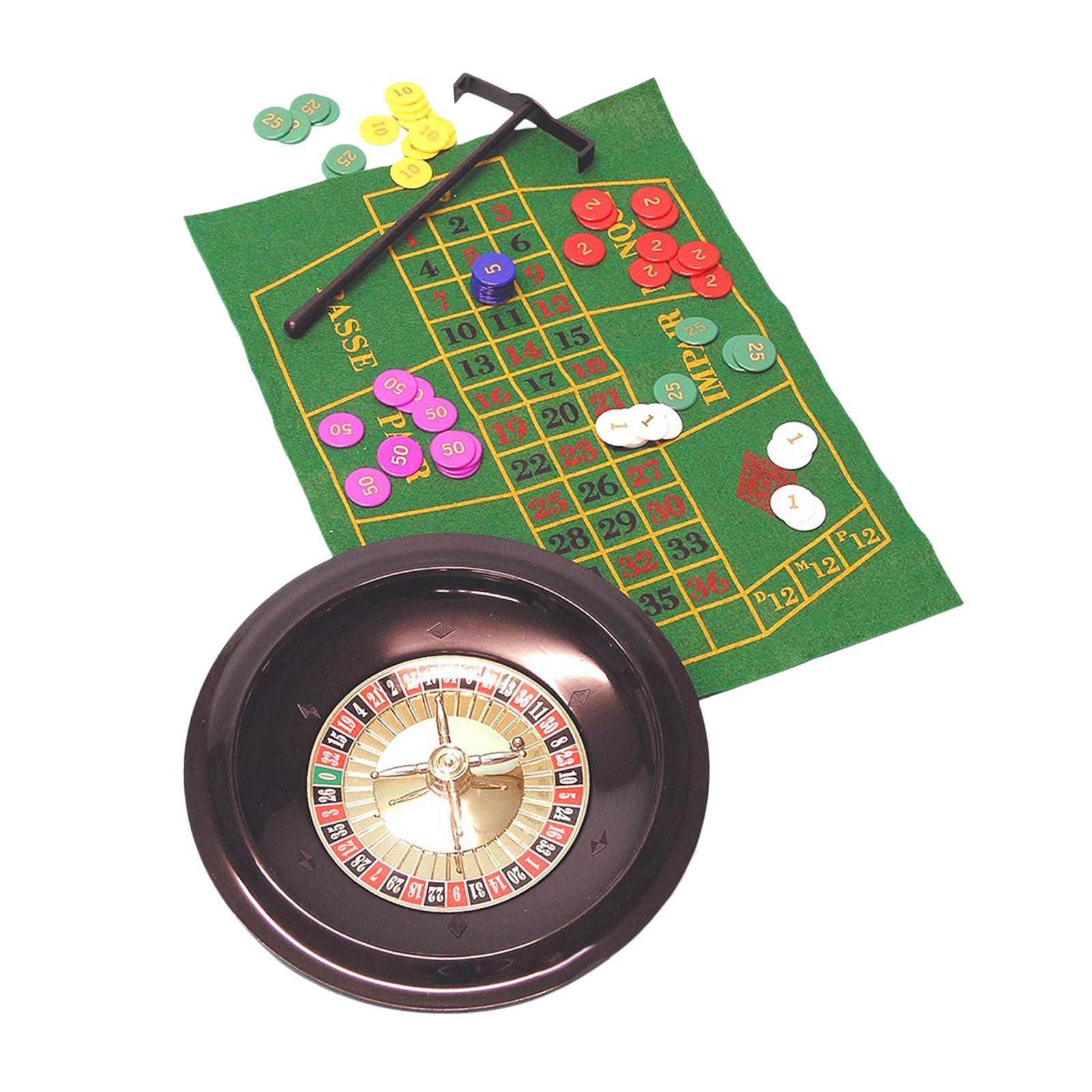 10인치 룰렛 휠과 100개의 칩 및 테이블 매트 포함 - Board Game Maker 리뷰 및 가격