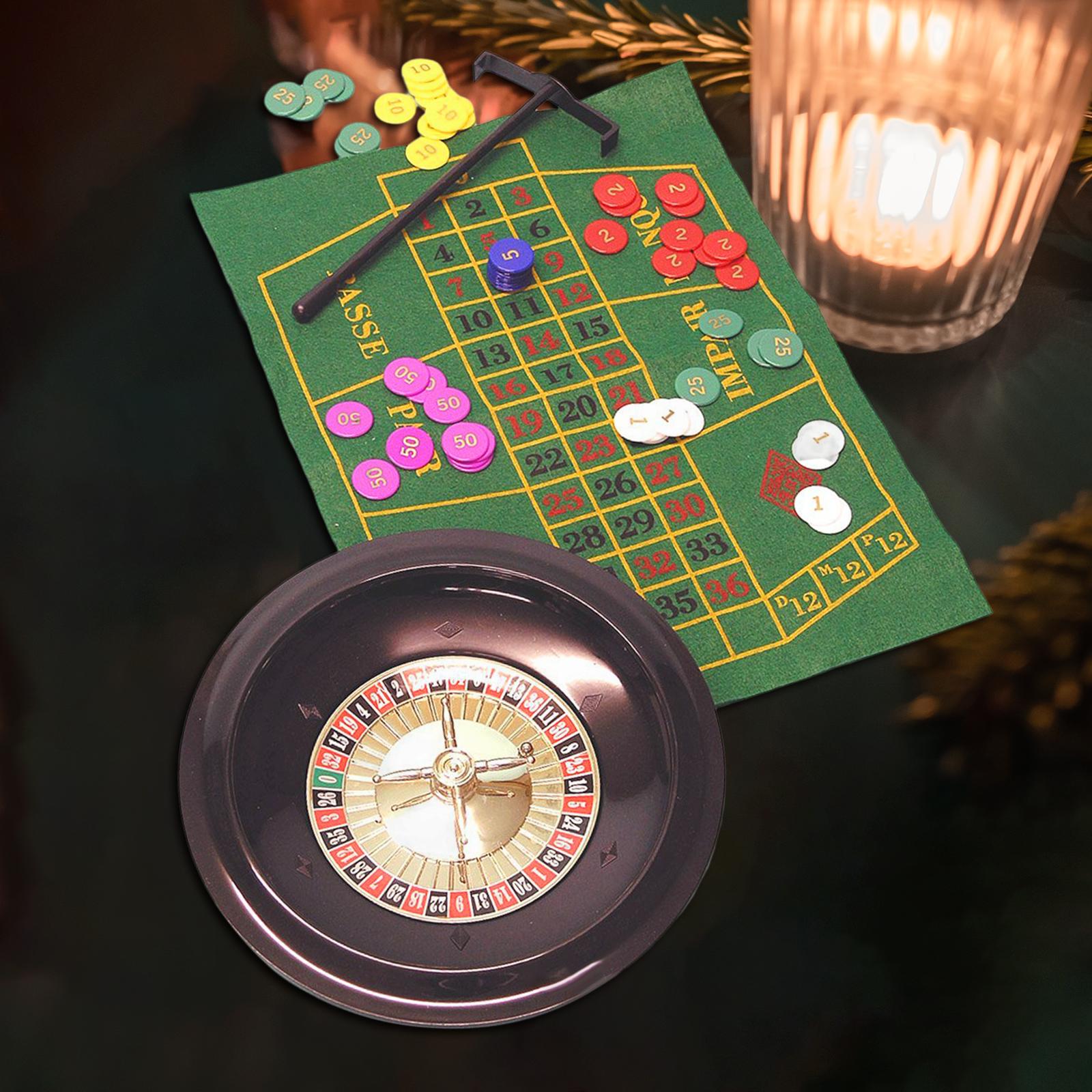 10인치 룰렛 휠과 100개의 칩 및 테이블 매트 포함 - Board Game Maker 리뷰 및 가격