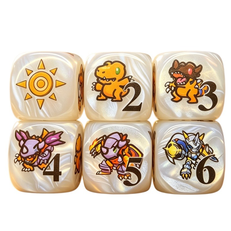2개/세트 디지몬 DTCG 옴니몬 아구몬 토큰 다면체  - Board Game The Sims 리뷰 및 가격