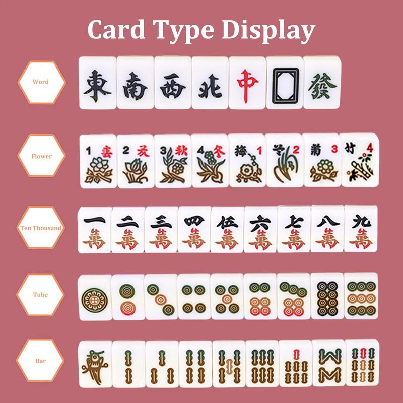 마작 세트 보드 게임, 대형 보관 가방, 휴대용 테이블 - Board Game Pdf 리뷰 및 가격