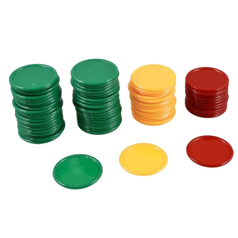 포커 칩 3.2cm 3 색 플라스틱 칩 엔터테인먼트 파 - Board Game Room 리뷰 및 가격