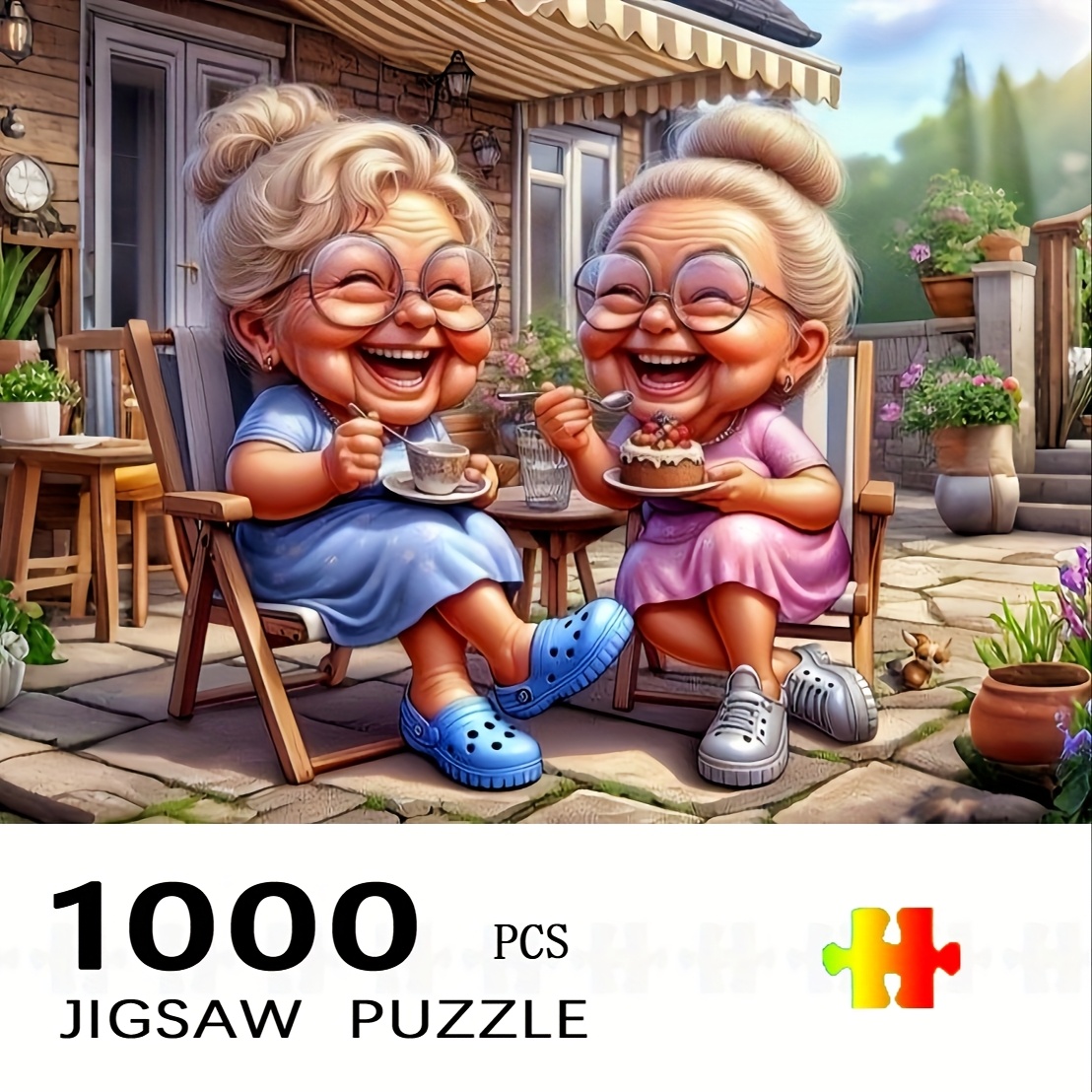 1000피스 할머니의 오후 티타임 직소 퍼즐 - 성인용 - Jigsaw Puzzle Adult 리뷰 및 가격
