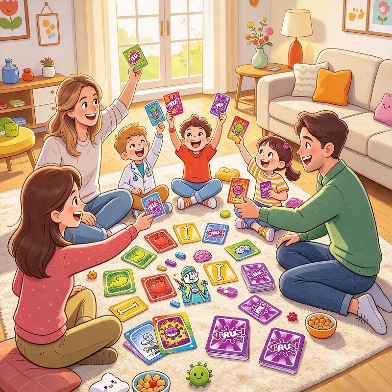 2026 가족 전략 카드 게임 세트 바이러스 시리즈 1 - Board Game Pdf 리뷰 및 가격
