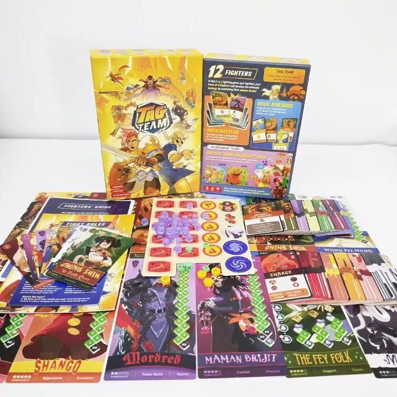 태그 팀 - 카드 게임 |   빠른 속도의 결투, 놀라 - Board Game Room 리뷰 및 가격